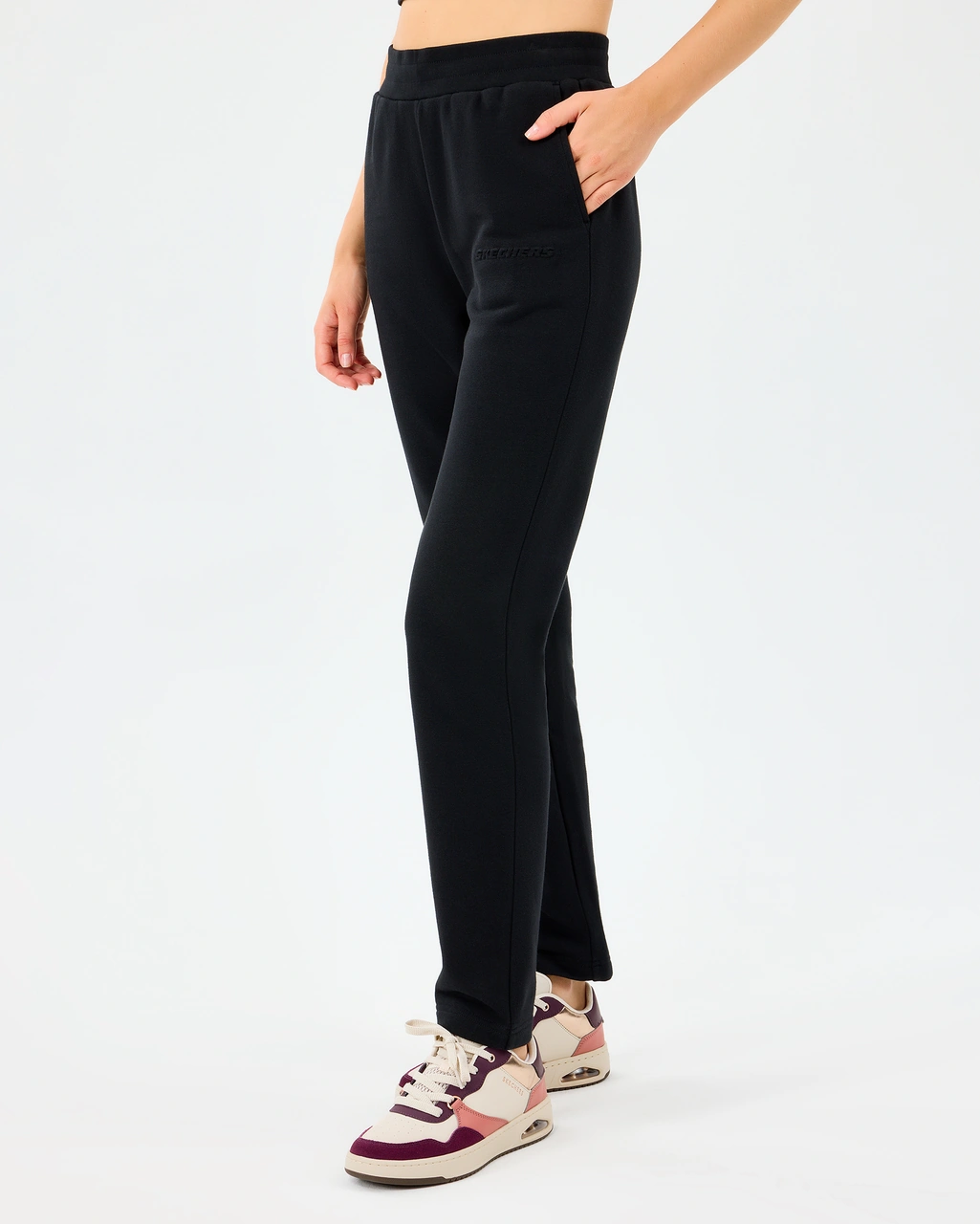 Skechers W Essential Slim Sweatpant Kadın Siyah Eşofman Altı S2520289-3817 Siyah
