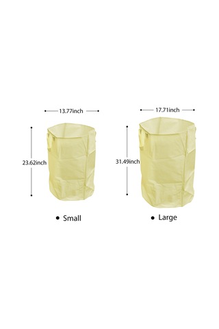 Tenfowee Küçük Boy Bahçe Çöp Toplama Çantası - Yaprak, Bitki Atıkları İçin Taşınabilir, Katlanabilir Depolama Çantası Çok Renkli