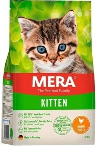 Mera Kitten Tavuklu Yavru Kedi Maması 10 KG