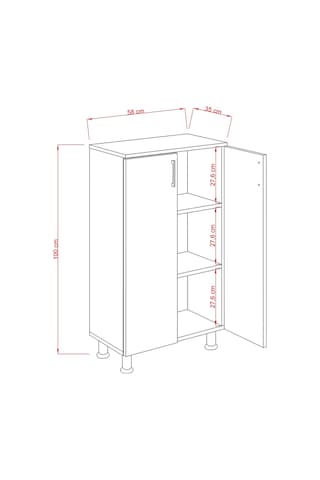 Idea Çok Amaçlı Banyo Dolabı Beyaz