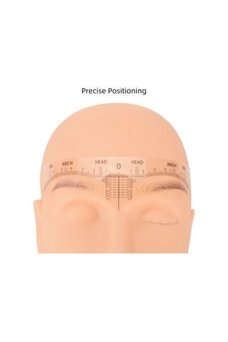 Samdoo Pvc Sarı Kaş Kalıbı 50 Adet - Keskin Ölçümlü, Tek Kullanımlık, Konumlandırma Ve Simetri Yardımıyla Profesyonel Kaş Tasarımı Aracı