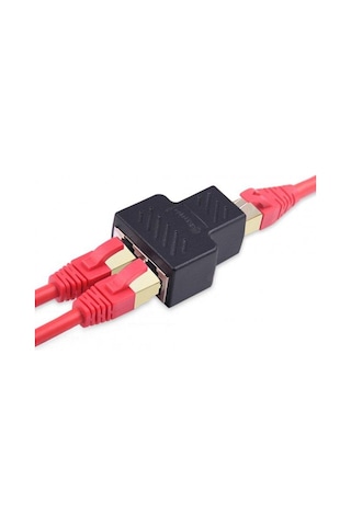 Rj45 Coupler - Ethernet Kablo Birleştirici Adaptör Ağ Çoklayıcı Network Divider