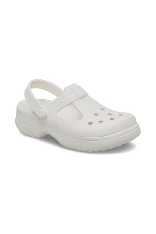 Crocs Classic Mary Jane Clog K Çocuk Terlik - Ekru
