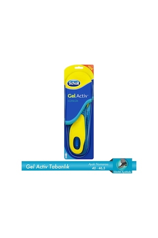 Scholl Gel Activ Erkek Günlük Tabanlık Scholl Gel Activ Erkek Günlük Tabanlık
