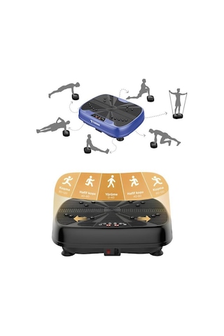 Torima Vep-1000 Mavi Yüksek Titreşimli Programlı Kumandalı Egzersiz Aleti Ve Kondisyon Aleti Mavi