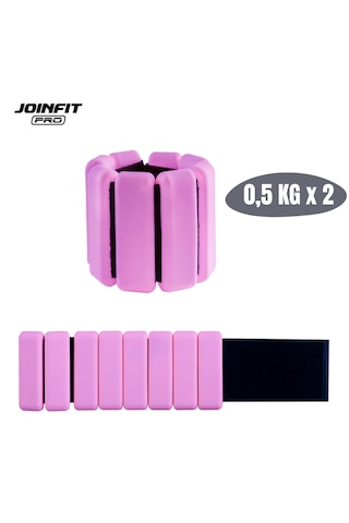 Joinfit El Ve Ayak İçin Bilek Ağırlığı 0,5 Kg 2 Adet Pembe