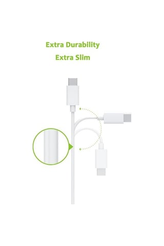 Omars Usb Type-C 3A Şarj Ve Data Kablosu - Beyaz