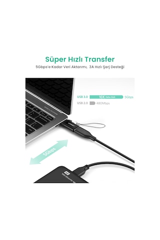 Ugreen Type-c To Usb 3.0 Dönüştürücü, 50283