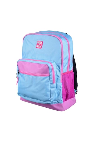 Bear & Deer School Çift Gözlü Sırt Çantası Turkuaz Bd-cn0239 Diğer