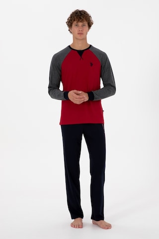U.s. Polo Assn. Erkek Bordo Pijama Takım 50318618-vr014 Bordo