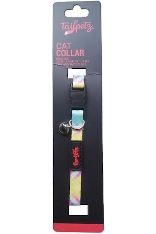 Tailpetz Cat Color Easy & Safety Lock Mırror Ayarlanır Kedi Boyun Tasması