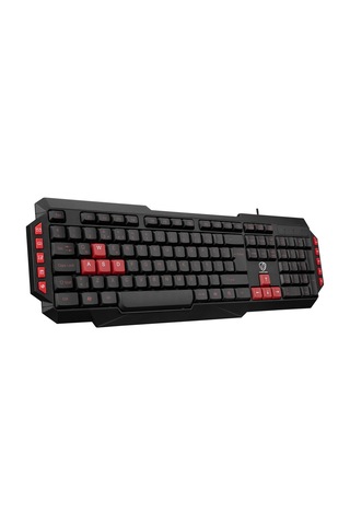 Hyk 46 Gamy Siyah Usb Kırmızı Tuşlu Q Gaming Oyuncu Klavyesi / Hytech