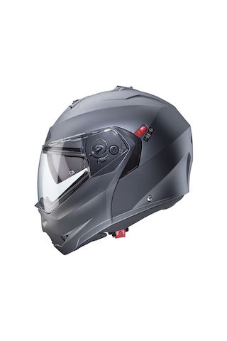 Caberg Duke X Gun Çene Açılır Kask Mat Gri + Pinlock