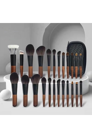 Sones 12'si 1 Arada Mini Kozmetik Fırçası Kısa Saplı Pudra Fırçası Seti Yüz Makyaj Aracı A Tipi