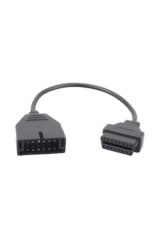 Gm Obd2 Araç 12 Pin 16 Pine Çeviren Adaptör Bağlantı Kablosu