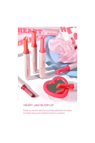 Peripera Heart Jam Glow Lip 3 Grapefruit Crush