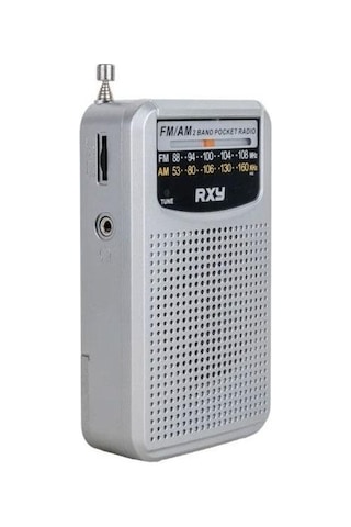 Roxy Rxy-bariton Cep Tipi Mini Pilli Analog Radyo - Gri