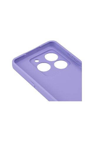 Infinix Hot 40 Pro Kılıf Premiums Silikon Arka Kapak Mor