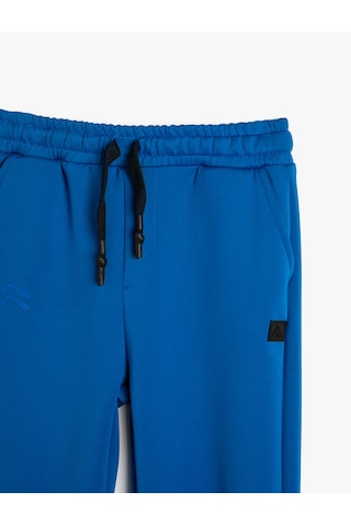 Koton Jogger Eşofman Altı Cep Detaylı Beli Bağlamalı Saks 5wkb40111tk Saks Mavi