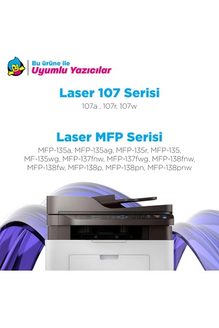 Tonermax Hp 106A W1106A Uyumlu Toner - Çipli / 107A / 107W / Mfp 135W / M