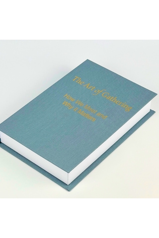 Bak Gel Al Premium Bez Kaplama Kitap Şeklinde Dekoratif Saklama Kutusu - The Art Of Gathering