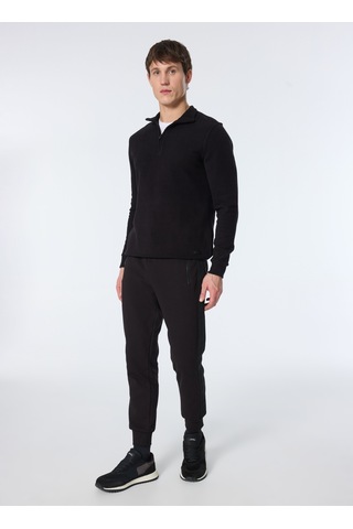 Jeep Siyah Erkek Dik Relaxed Düz Sweatshirt J4wm-swt4281 Çok Renkli