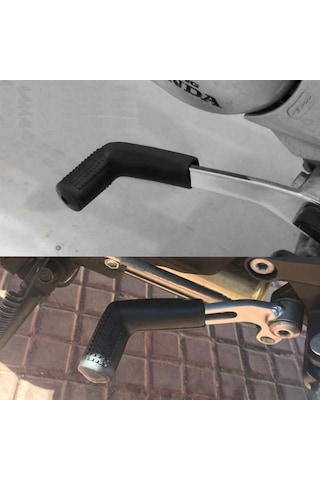 Motosiklet Vites Pedal Çorabı Kılıfı Siyah 1adet