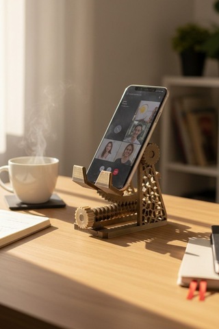 Ayarlanabilir Telefon Ve Tablet Masaüstü Standı Çok Renkli