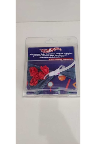 Öğretmenler Gününe Özel The Best Teacher Buket Boyut 15cm 13cm 1 Adet Karışık Gönderim Yapılır Çok Renkli