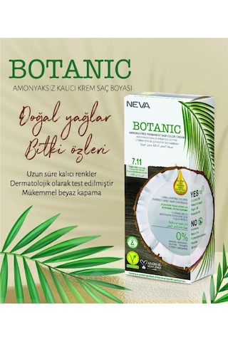 Botanıc Amonyaksız Kalıcı Krem Boya Seti 7.11