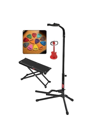 Lastvoice Gtr-01PD Enstrüman Gitar Standı Sehpası + Ayaklık + Pena