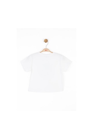 Nk Kids Cannes Kız Çocuk T-shirt 38382 Ekru