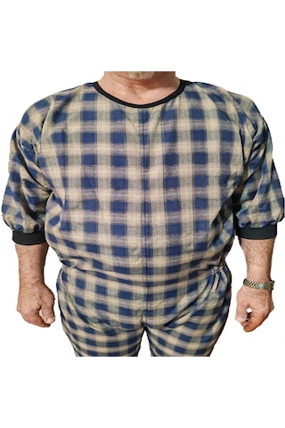 Ozclife Kısa Kol Ribanalı Hasta Bakım Kıyafeti