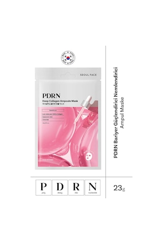 Dermal Seoulface Somon Dna Pdrn Bariyer Güçlendirici Nemlendirici Ampul Maske Kore Maskesi 23 Gr. 3 Adet