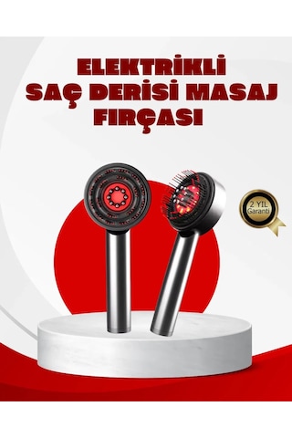 Esansiyel Yağ Hazneli Led Saç Bakım Masaj Tarağı Standart