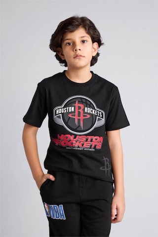 Defacto %100 Pamuk Nba Houston Rockets Tişört Erkek Çocuk G7619a826smbk81 Siyah-bk81