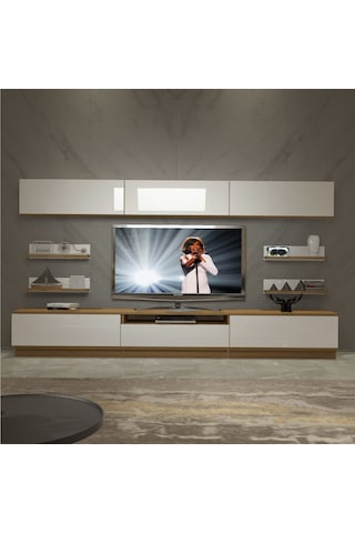 Decoraktiv Trendstyle 8ys Mdf Tv Ünitesi Tv Sehpası Pera - Beyaz