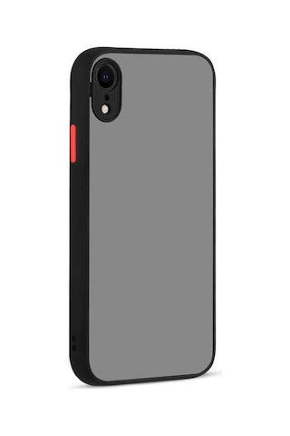 Apple Uyumlu iPhone XR 6.1 Kılıf Zore Hux Düğme Ve Kapak Zıt Renk Kılıf