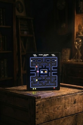 Pac-man Tasarımlı Dekoratif Aydınlatma 21x19cm 603-1