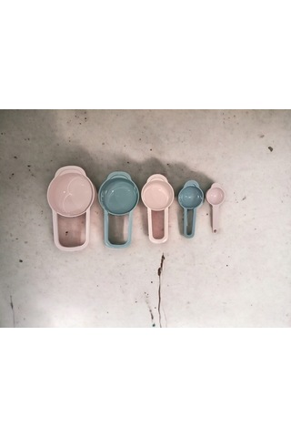 5 Adet Renkli Ölçü Kaşık Seti