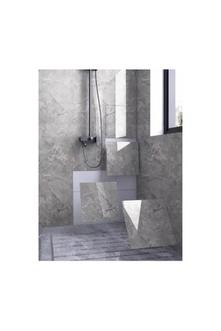 Gri Mermer Kendinden Yapışkanlı 30x30cm Pratik Dekor Kolay Kullanım Hediyelik Eşya