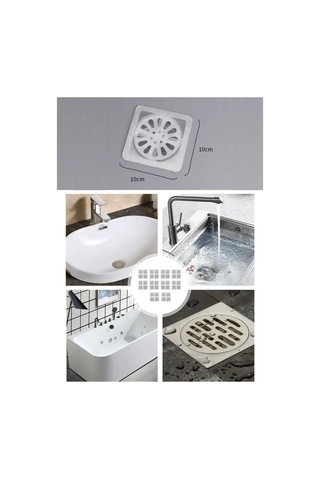 10&amp Apos Lu Banyo Ve Mıutfak Lavabo Koku Önleyici Ve Haşere Böcek Önleyici Gider Filtresi Çok Renkli