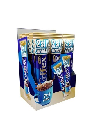 Elvan Coffex 2 si 1 Arada Hazır Kahve 12 Gr. (1 Kutu)