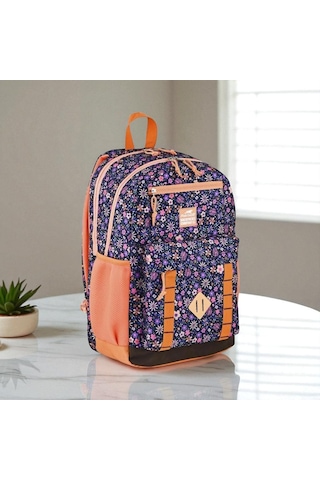Panther Pt-5184 Flowers Sırt Çantası Adet Çiçek Desenli