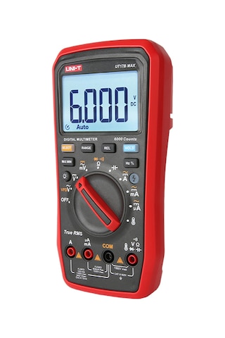 Ut17b Max Dijital Multimetre 1000v 6000 Sayım Multimetre Test Cihazı Vfd True Rms Voltmetre Ampermetre Vfd İnverter Ölçümü Ac/dc Voltaj