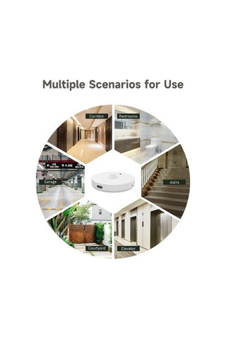 Anjiexun Tuya Akıllı İnsan Hareket Sensörü Wifi İnsan Vücudu Pır Hareketini Algılar