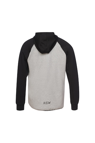 Hummel Nova Zıp Hoodıe Erkek Fermuarlı Ceket Gri Gri