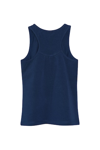 Lovetti Açık Lacivert Kız Çocuk Arka Büzgülü Yüzücü Atlet Açık Lacivert