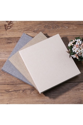 Tongxida Basit Kendinden Yapışkanlı Film Albüm, Aile Büyük Kapasiteli, Bej/siyah, Yaratıcı Hediyeler