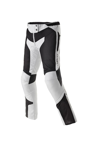 Clover Airjet-6 Korumalı Yazlık Motosiklet Pantolonu Siyah Gri